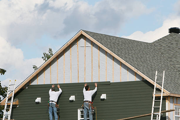 Professional Siding technician working in La Salle, CO